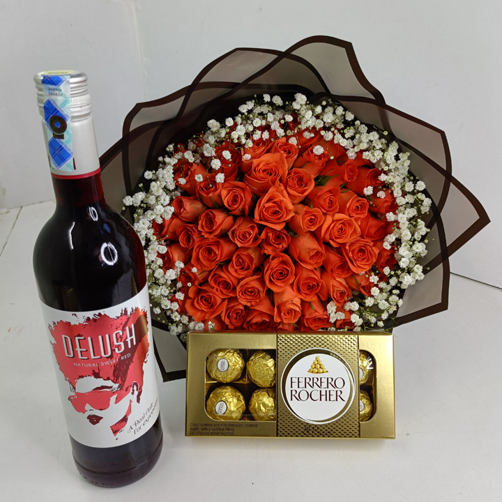 delush-gift-combo Flower delivery Nairobi | Same day flower delivery