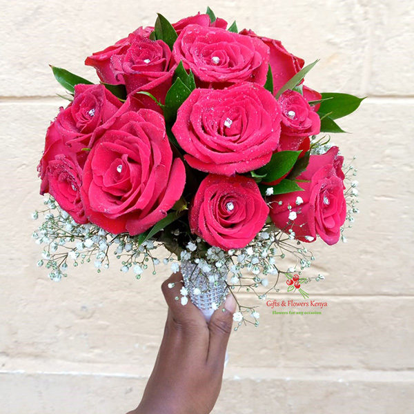 Bridal Bouquet Nairobi White Roses Wedding Bouquet Gifts and