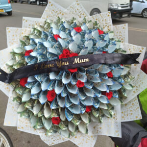 Money Flower Bouquet | Roses Money Bouquet - Gifts and Flowers Kenya
